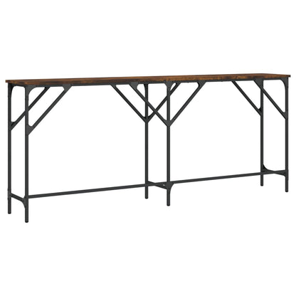 Console Table 180x29x75 cm Engineered Wood Smoked oak 180 cm