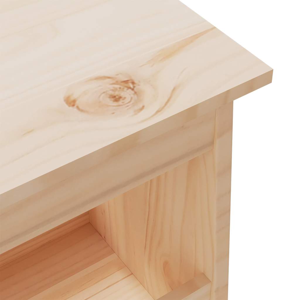 Hall Bench Solid Wood Pine Natural 160 x 28 x 45 cm