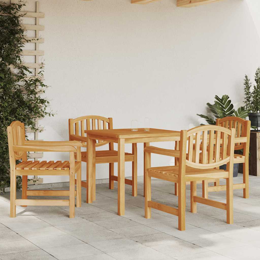 vidaXL Garden Chairs 4 pcs 58x59x88 cm Solid Wood Teak 1