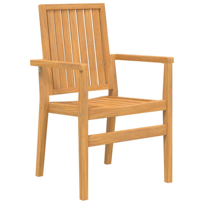 vidaXL 5 Piece Garden Dining Set Solid Wood Teak 4