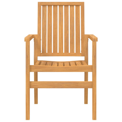vidaXL 5 Piece Garden Dining Set Solid Wood Teak 5