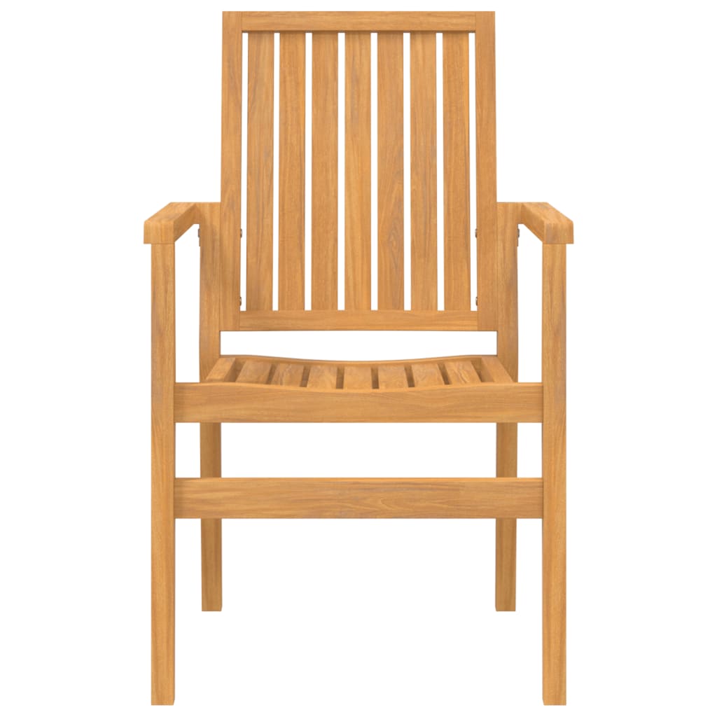 vidaXL 5 Piece Garden Dining Set Solid Wood Teak 5