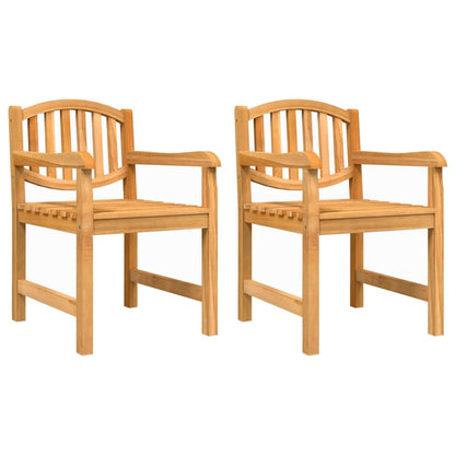 vidaXL 3 Piece Garden Dining Set Solid Wood Teak 3