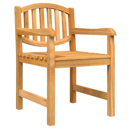 vidaXL 3 Piece Garden Dining Set Solid Wood Teak 4