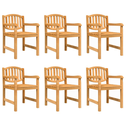 5 Piece Garden Dining Set Solid Wood Teak 160 cm table length 6