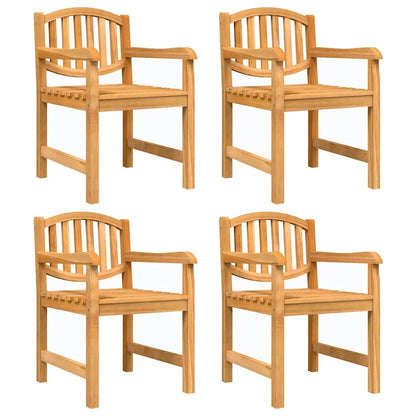 vidaXL 5 Piece Garden Dining Set Solid Wood Teak 3