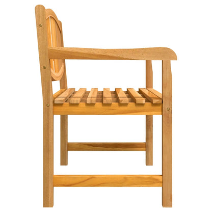 vidaXL 3 Piece Garden Dining Set Solid Wood Teak 6