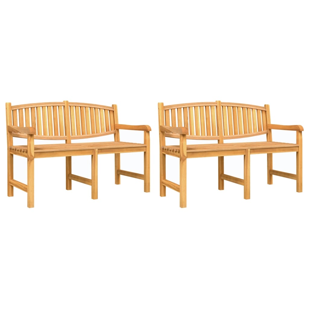 vidaXL 5 Piece Garden Dining Set Solid Wood Teak 6