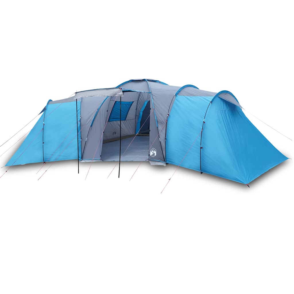 Family Tent Dome 12-Person Waterproof Blue