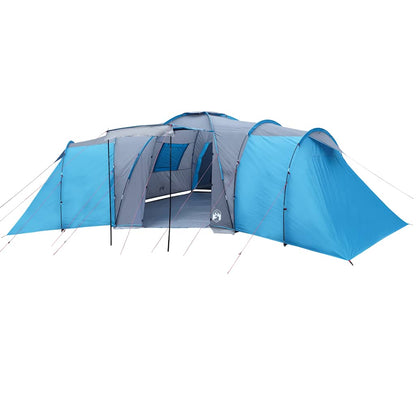 vidaXL Family Tent Dome 12-Person Blue Waterproof 4