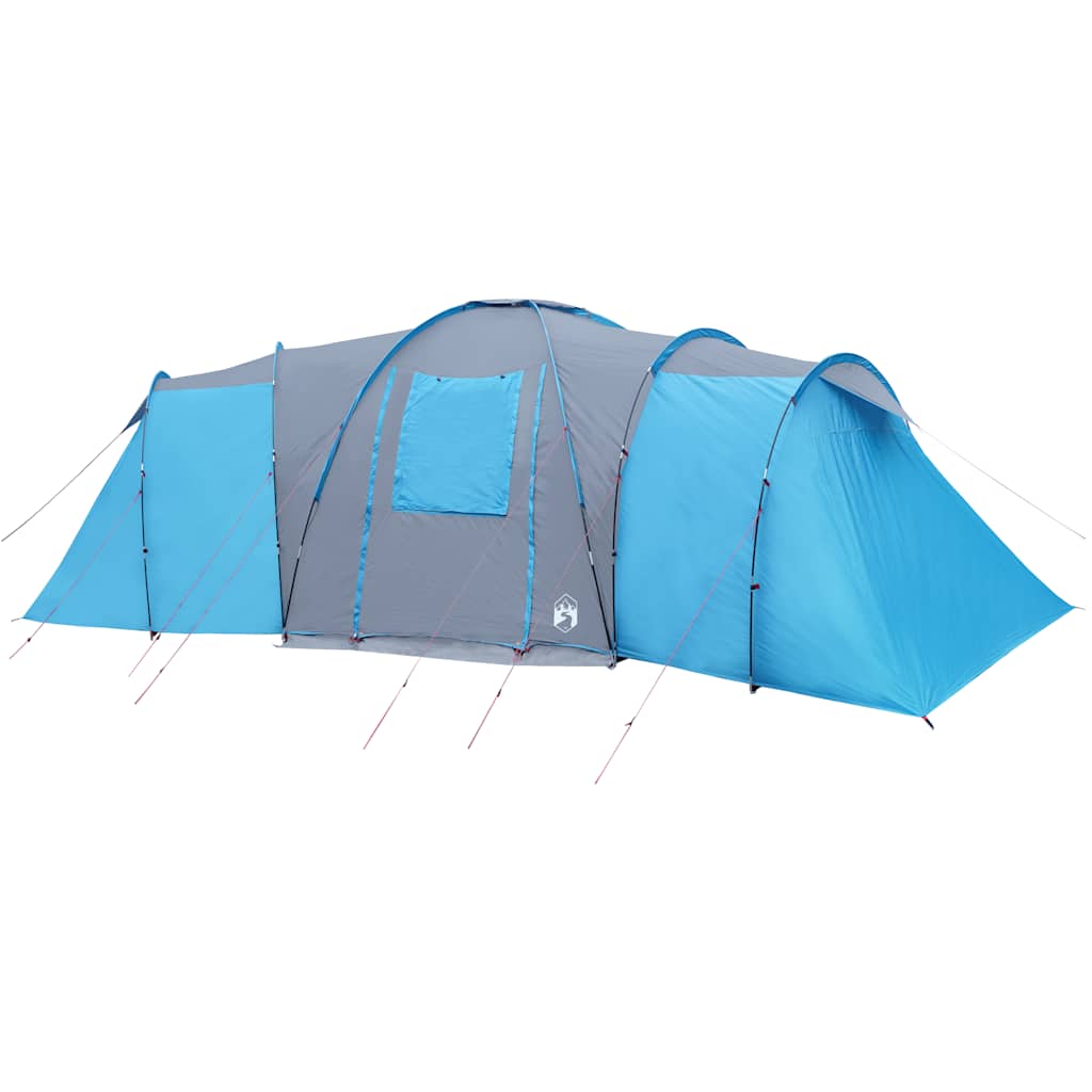 vidaXL Family Tent Dome 12-Person Blue Waterproof 5