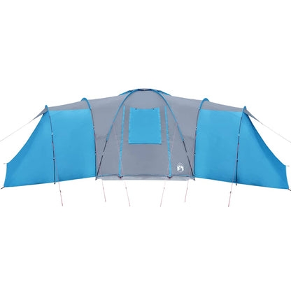 vidaXL Family Tent Dome 12-Person Blue Waterproof 6