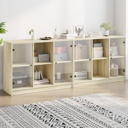 Sideboard 102x37x75,5 cm Engineered Wood Sonoma oak 204 cm
