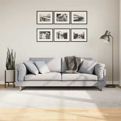 Rug IZA Short Pile Scandinavian Look Cream 160 x 230 cm