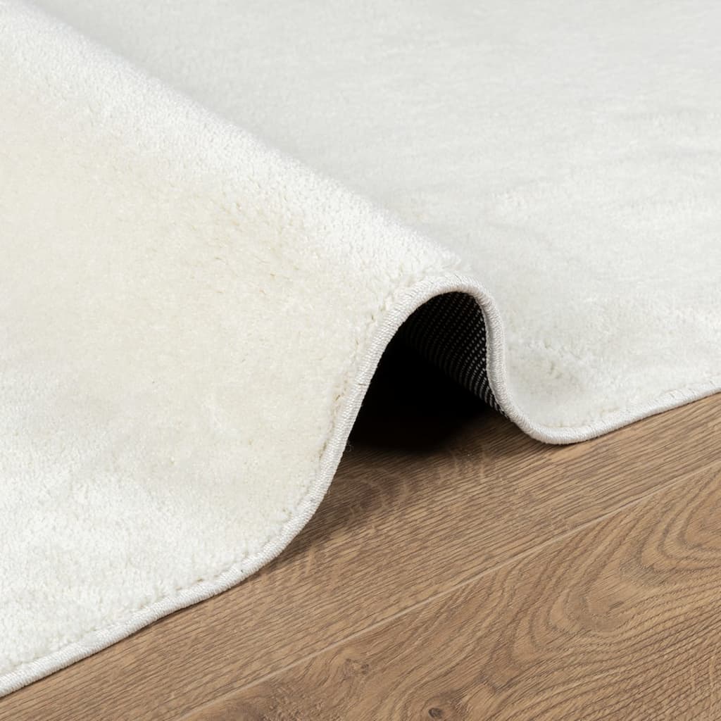 Rug OVIEDO Short Pile Cream 160 x 230 cm