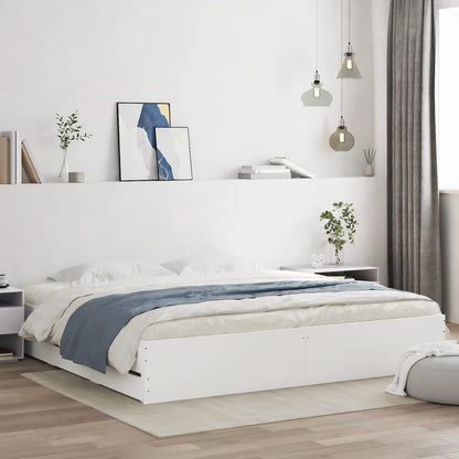 Bed Frame with Drawers without Mattress 180x200 cm White