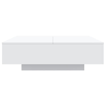 Coffee Table 100x100x31 cm Engineered Wood White