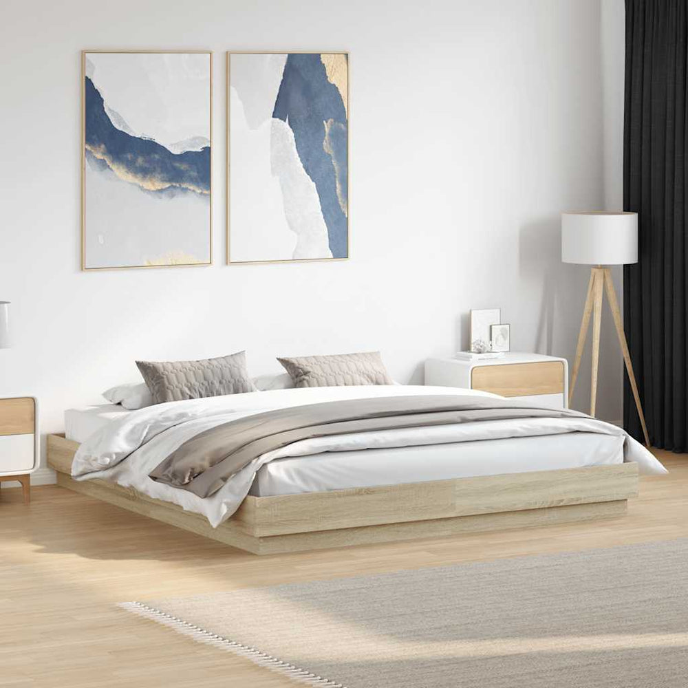 vidaXL Bed Frame without Mattress 200x200 cm