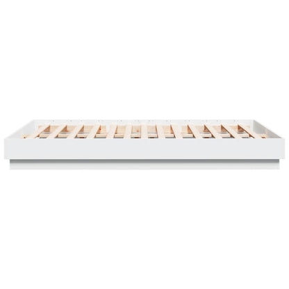 Bed Frame without Mattress 140x200 cm White