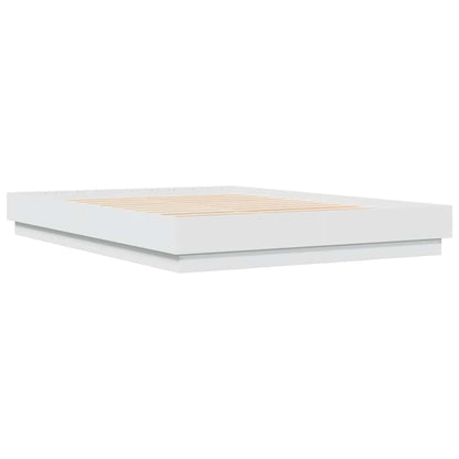 Bed Frame without Mattress 140x200 cm White