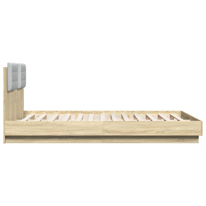 Bed Frame without Mattress 150x200 cm Sonoma oak