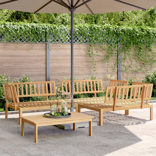 vidaXL 4 Piece Garden Pallet Sofa Set Solid Wood Acacia 1