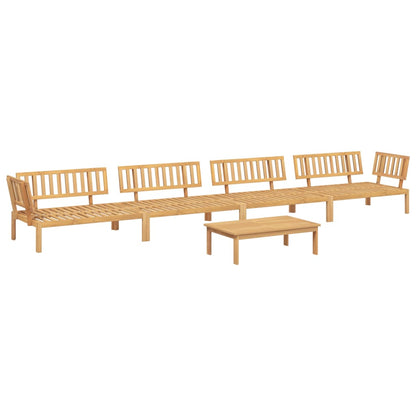 vidaXL 5 Piece Garden Pallet Sofa Set Solid Wood Acacia 2