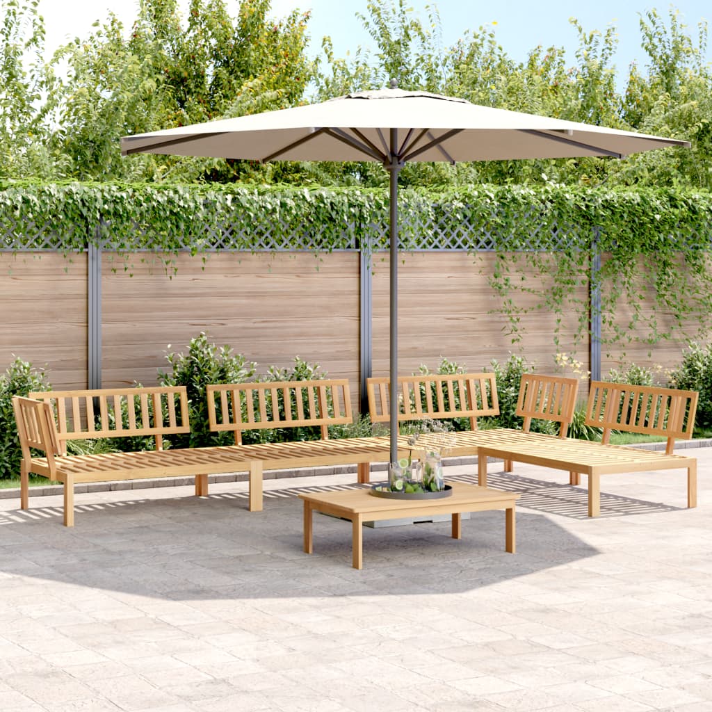 vidaXL 5 Piece Garden Pallet Sofa Set Solid Wood Acacia 1