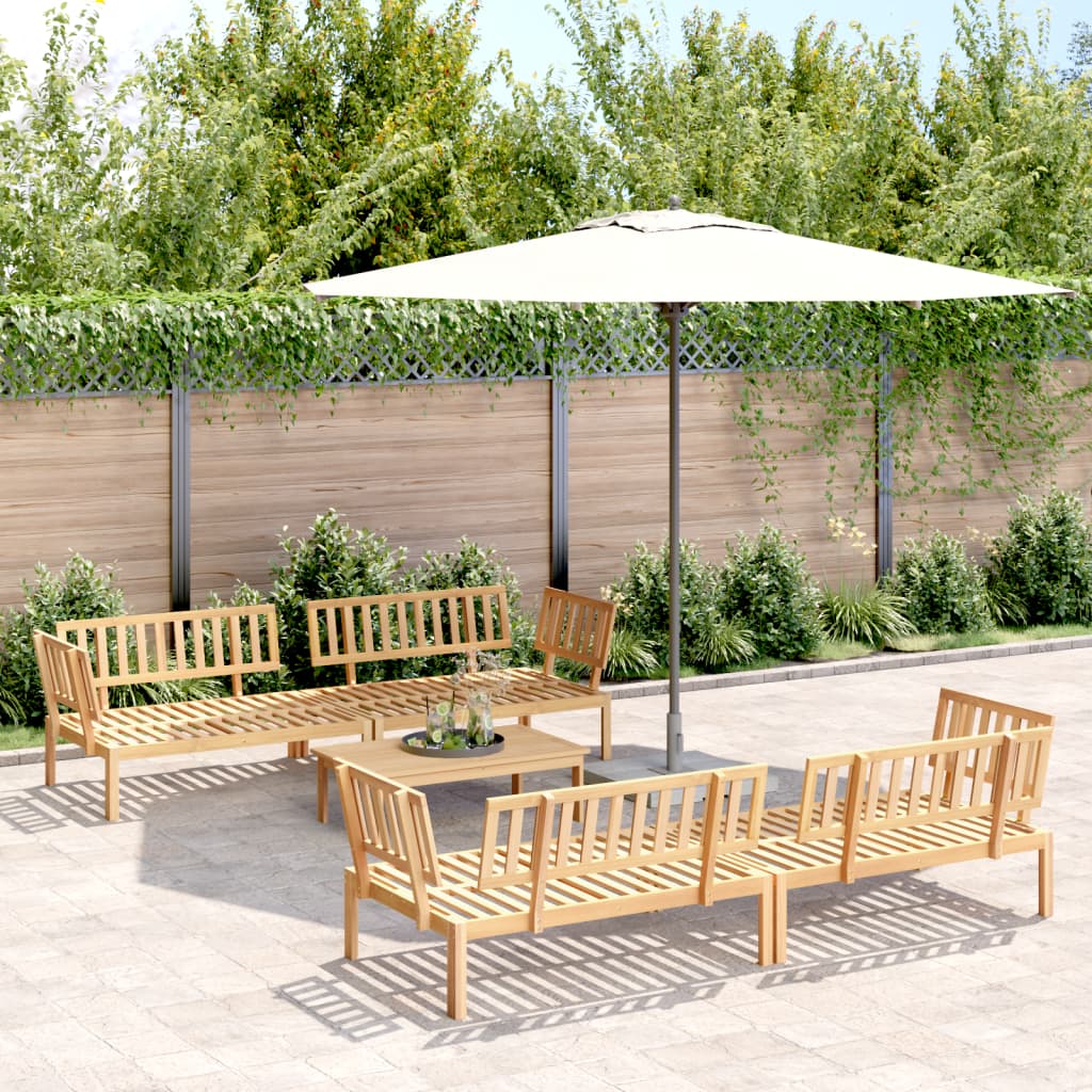 vidaXL 5 Piece Garden Pallet Sofa Set Solid Wood Acacia 1