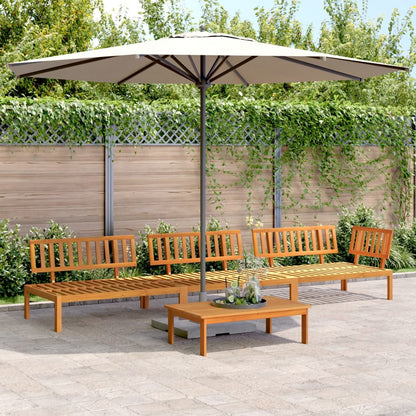 vidaXL 4 Piece Garden Pallet Sofa Set Solid Wood Acacia 1