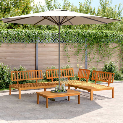 vidaXL 4 Piece Garden Pallet Sofa Set Solid Wood Acacia 1