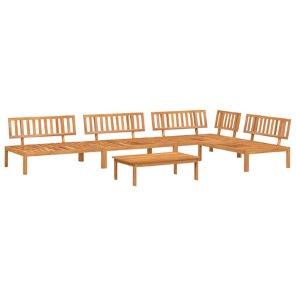 vidaXL 5 Piece Garden Pallet Sofa Set Solid Wood Acacia 2