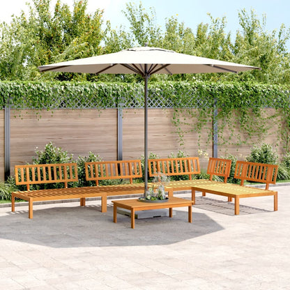 vidaXL 5 Piece Garden Pallet Sofa Set Solid Wood Acacia 1