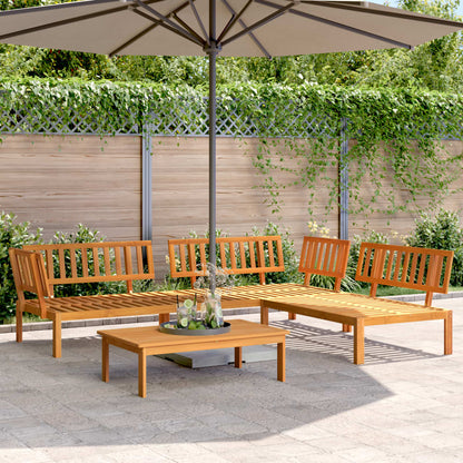 vidaXL 4 Piece Garden Pallet Sofa Set Solid Wood Acacia 1
