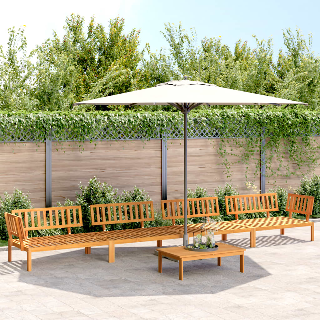 vidaXL 5 Piece Garden Pallet Sofa Set Solid Wood Acacia 1