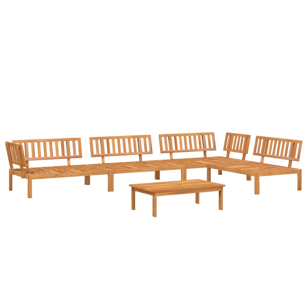 vidaXL 5 Piece Garden Pallet Sofa Set Solid Wood Acacia 2