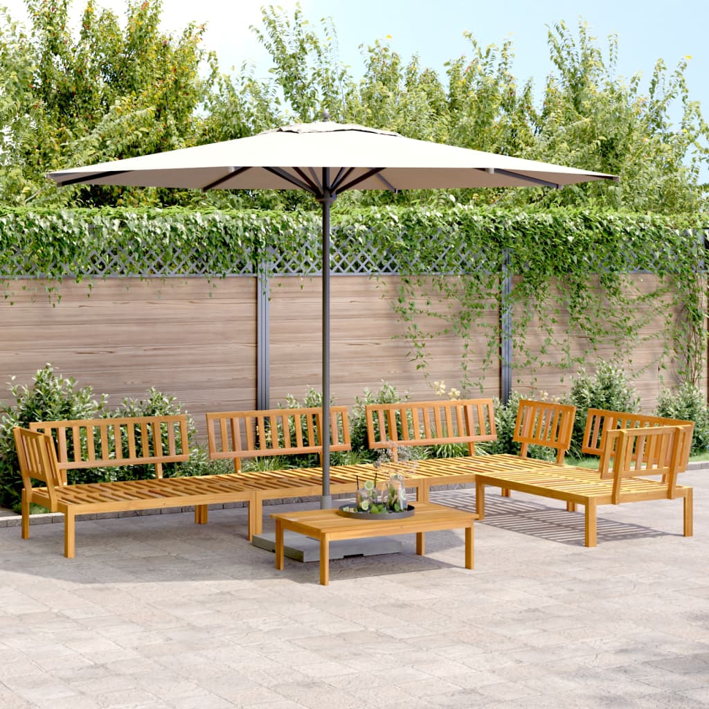 vidaXL 5 Piece Garden Pallet Sofa Set Solid Wood Acacia 1