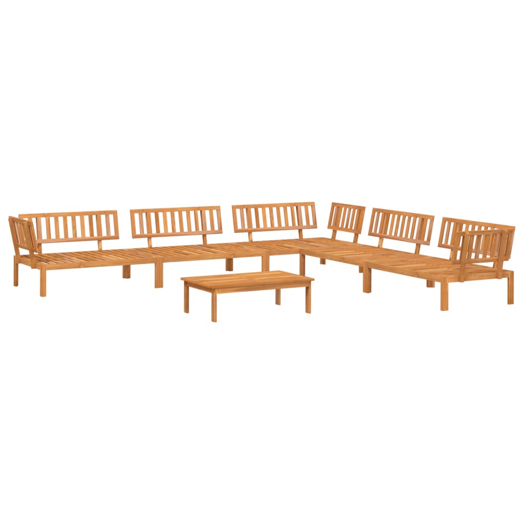 vidaXL 6 Piece Garden Pallet Sofa Set Solid Wood Acacia 2