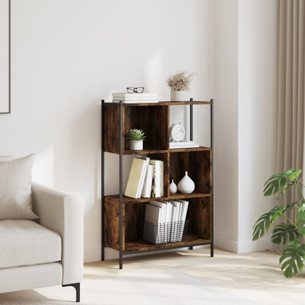 Bookcase 72x28x109 cm Engineered Wood Smoked oak