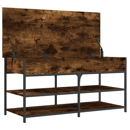 Shoe Bench 100x42,5x50 cm Engineered Wood Smoked oak