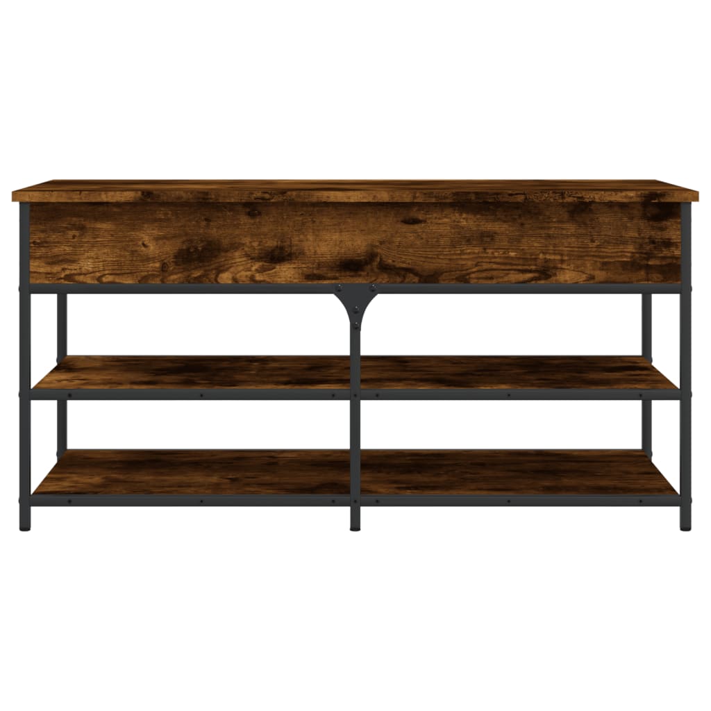 Shoe Bench 100x42,5x50 cm Engineered Wood Smoked oak