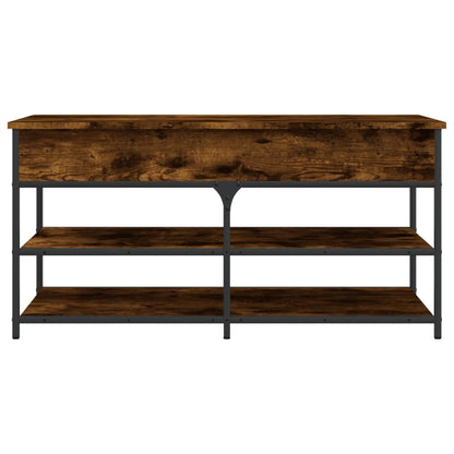 Shoe Bench 100x42,5x50 cm Engineered Wood Smoked oak