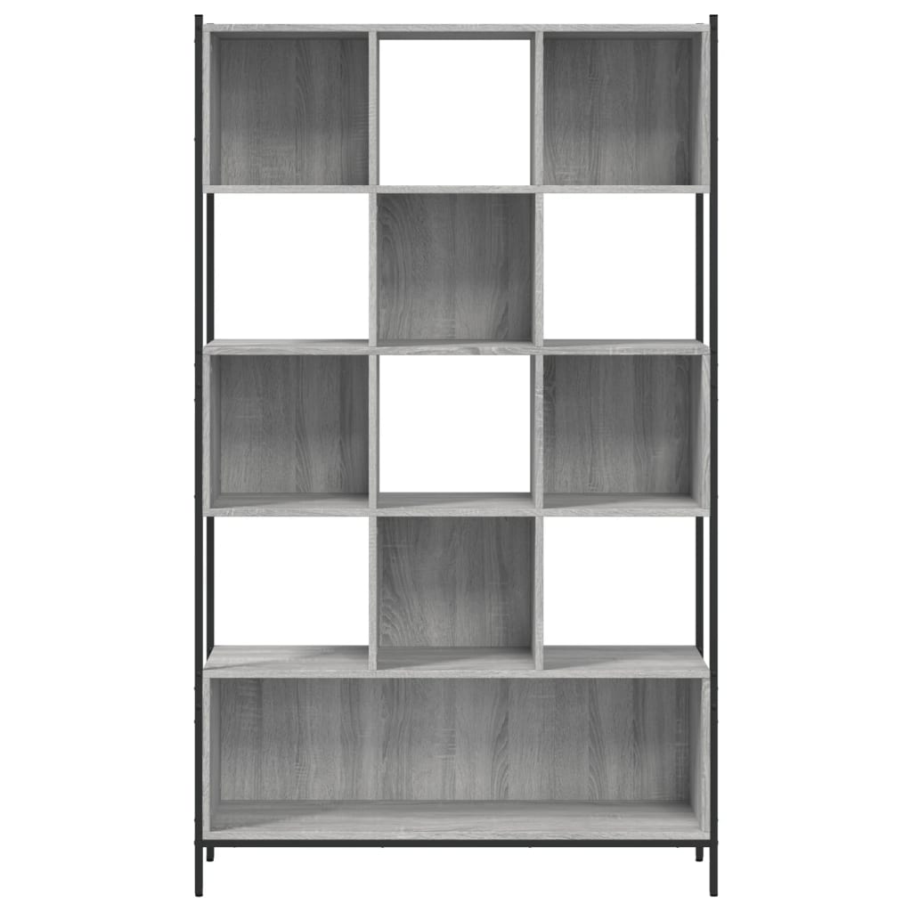 Bookcase 102x28x172 cm Engineered Wood Grey sonoma