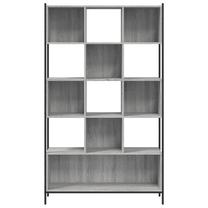 Bookcase 102x28x172 cm Engineered Wood Grey sonoma