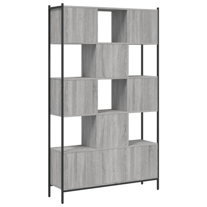 Bookcase 102x28x172 cm Engineered Wood Grey sonoma