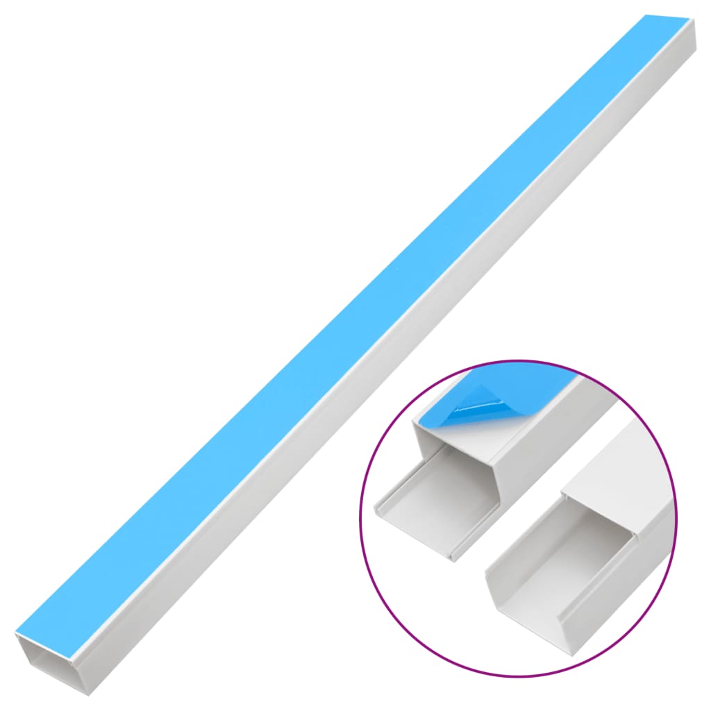 Cable Trunking PVC Self-adhesive 50 x 25 mm – 150 x 50 mm 60 x 40 mm 30 m