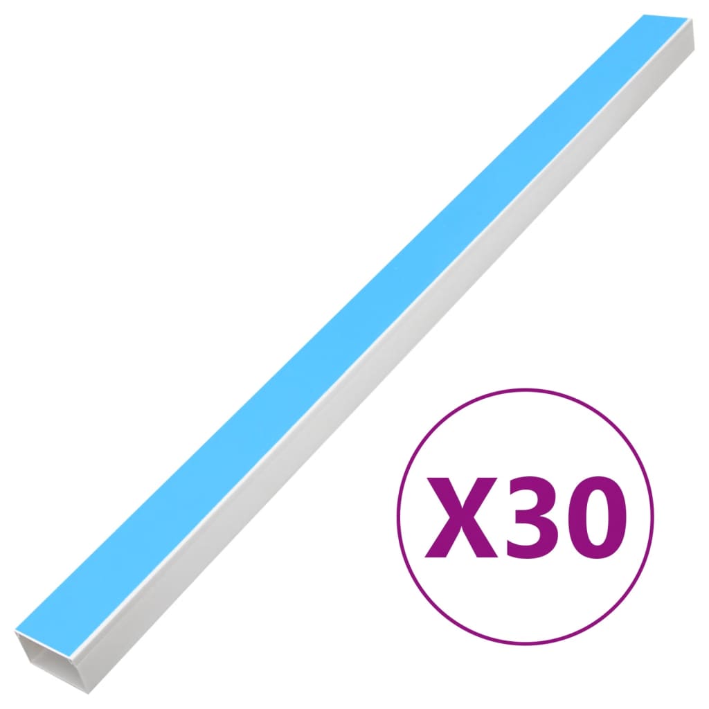 Cable Trunking PVC Self-adhesive 50 x 25 mm – 150 x 50 mm 50 x 25 mm 30 m