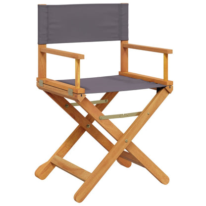 vidaXL 8 Piece Folding Chairs Dark Grey Fabric 3