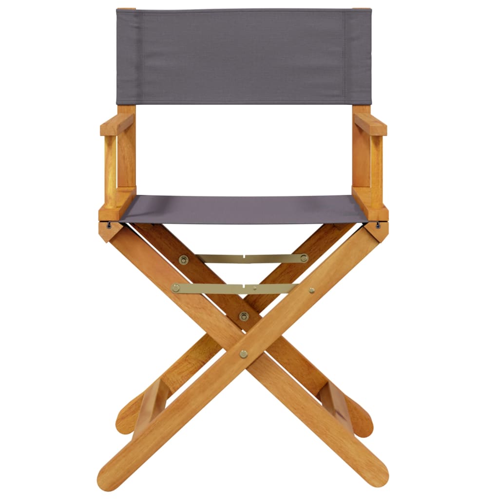 vidaXL 8 Piece Folding Chairs Dark Grey Fabric 4