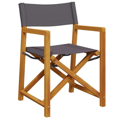 vidaXL 8 Piece Folding Chairs Dark Grey Fabric 4